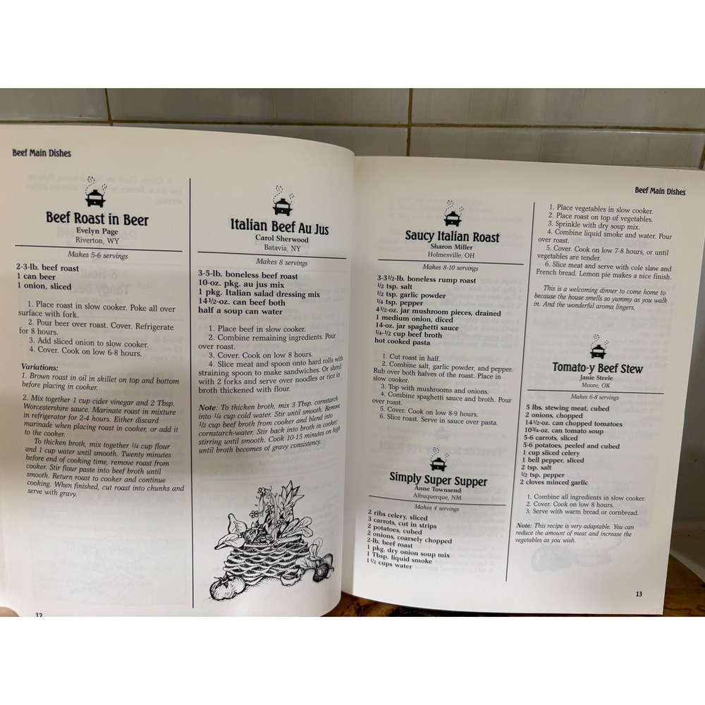 Fix-It and Forget-It Recipes for Entertaining Slow Cooker Cookbook Phyllis Good - Picture 6 of 7